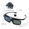 3D Glasses, Active Shutter Rechargeable Eyewear for 3D DLP-Link Projectors