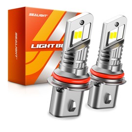 SEALIGHT 9004 Fog Bulbs with 6500K White Light,30000LM Super Bright, 1:1Mini Design Fog Light Bulbs,3 Mins Plug-N-Play, Pack of 2