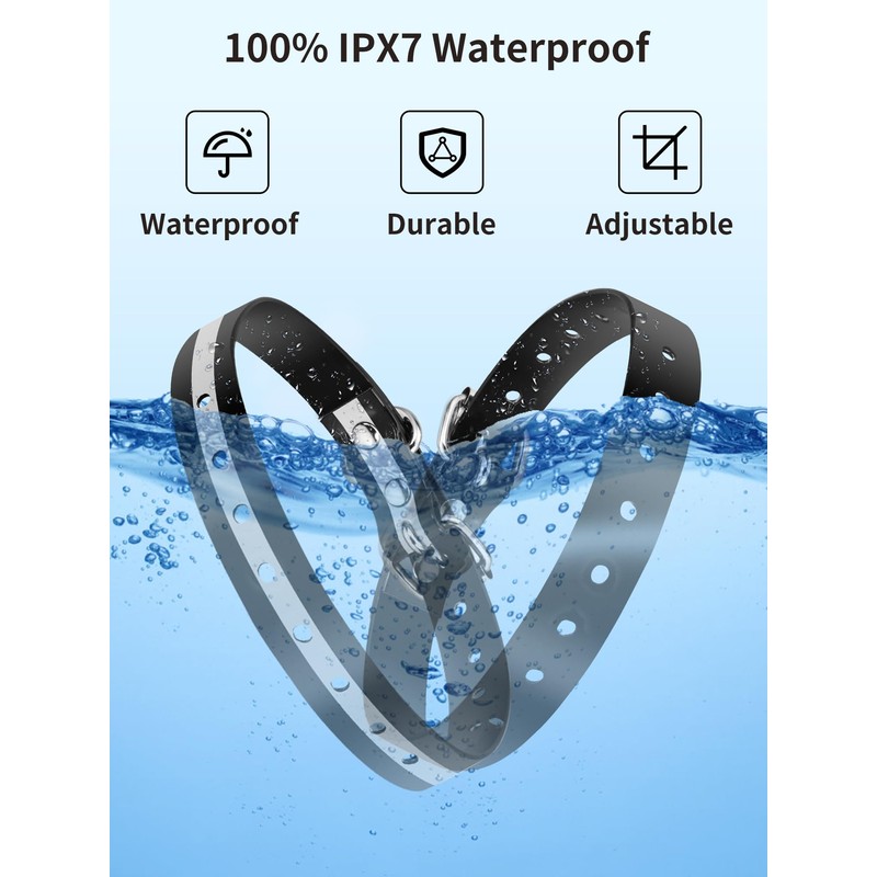 PetJoy Shock Collar Replacement Collar Strap, E Collar Replacement Strap,