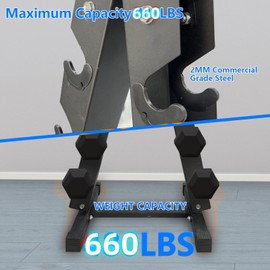 Dumbbell Rack Stand Only,A-Frame Dumbbell Weight Rack for Home Gym,Space Saving, Easy Assembly,5 Tier