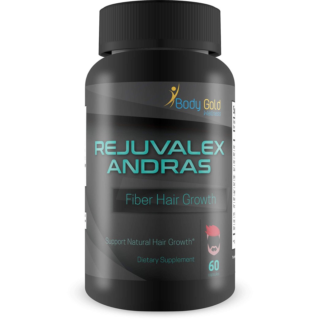 Rejuvalex - Andras Fiber - Hair Growth - Support Natural Hair Growth - with Vitamin B3 (Niacin) and a Powerful Proprietary Hair Blend. Help Prevent Hair Loss and Support Natural Hair Regrowth