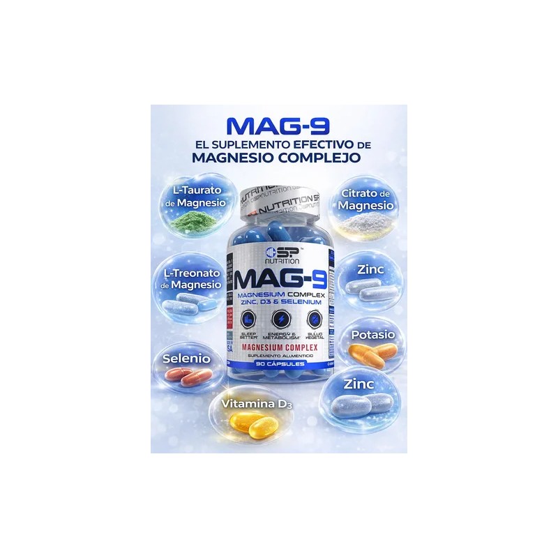 Mag Magnesio Complex Zinc Vitamina Selenio Cap