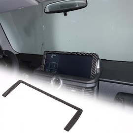 METYOUCAR Auto-Armaturenbrett, GPS-Navigations-Panel-Rahmen aus echter weicher Kohlefaser, für Ineos Grenadier 2020–2024, zentrale Navigationsbildschirmverkleidung, Multimedia-Steuerung,