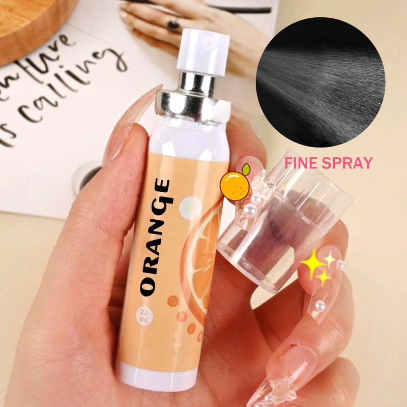 6PCS Fresh Breath Spray,Fruity Flavour Mouth Spray Freshener Spray Set,Peaches,Oranges,Watermelon,Grapes,Lychee,Mint