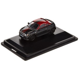 Oxford Diecast 76MC002 Mini Coupe Midnight Black/Red
