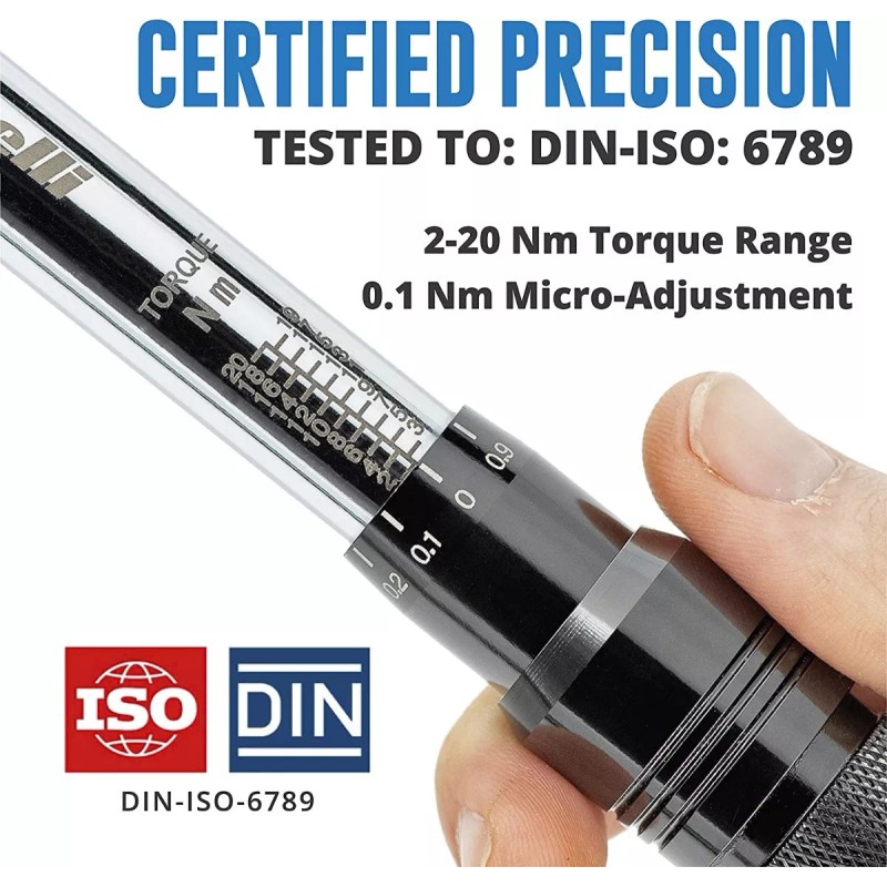 Vibrelli Multi Herramienta Bicicleta Torque Wrench