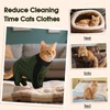 DENTRUN Cat Clothes with Anti-Shedding Fabric - Soft Recovery Suit