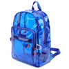 TINYAT - Mochila transparente transparente resistente para escuela, conciertos, deportes,