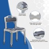 XIAOSHUNER Shower Chair for Elderly,Bathroom Bench with Padded Armrest and