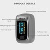 Fingertip Pulse Oximeter, Vibeat Portable SPO2 Monitor with Pulse Rate,