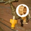 3Pack Garden Hose End Caps, 3/4" GHT Male Brass Pipe