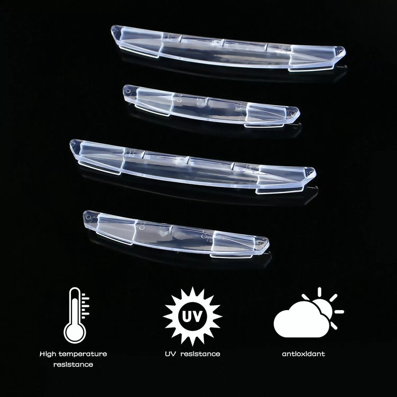 Unbranded 4x Clear Car Door Edge Scratch Anti-collision Protector Guard