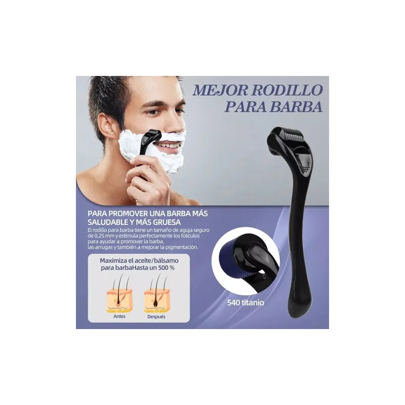 Kit Para Barba De 8 Piezas Con Aceite, Bálsamo Y