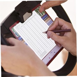 BIUDECO 15pcs Golf Accessories Scorecards Coated Paper Record Cards for Outdoor Golfing Strong and Convenient