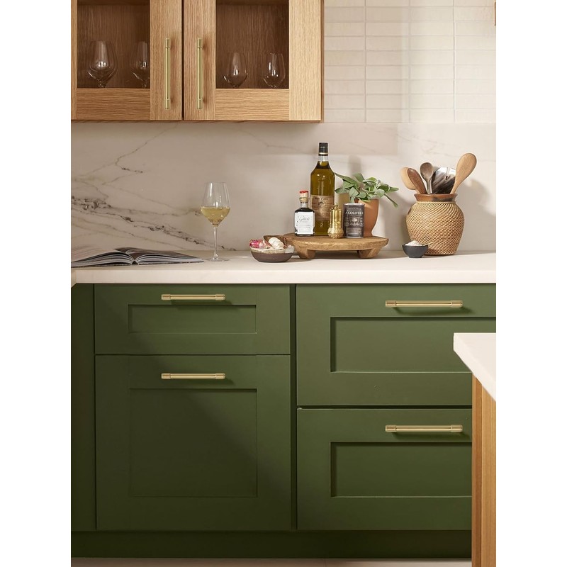 khtumeware 2 Pack 8 Inch(203mm) Champagne Bronze Kitchen Cabinet Pulls