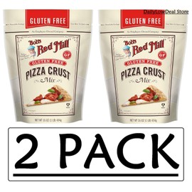 Bob's Red Mill 2 PACK - Bob's Red Mill, Pizza Crust Mix, Gluten Free, 16 oz (Total 32 oz)