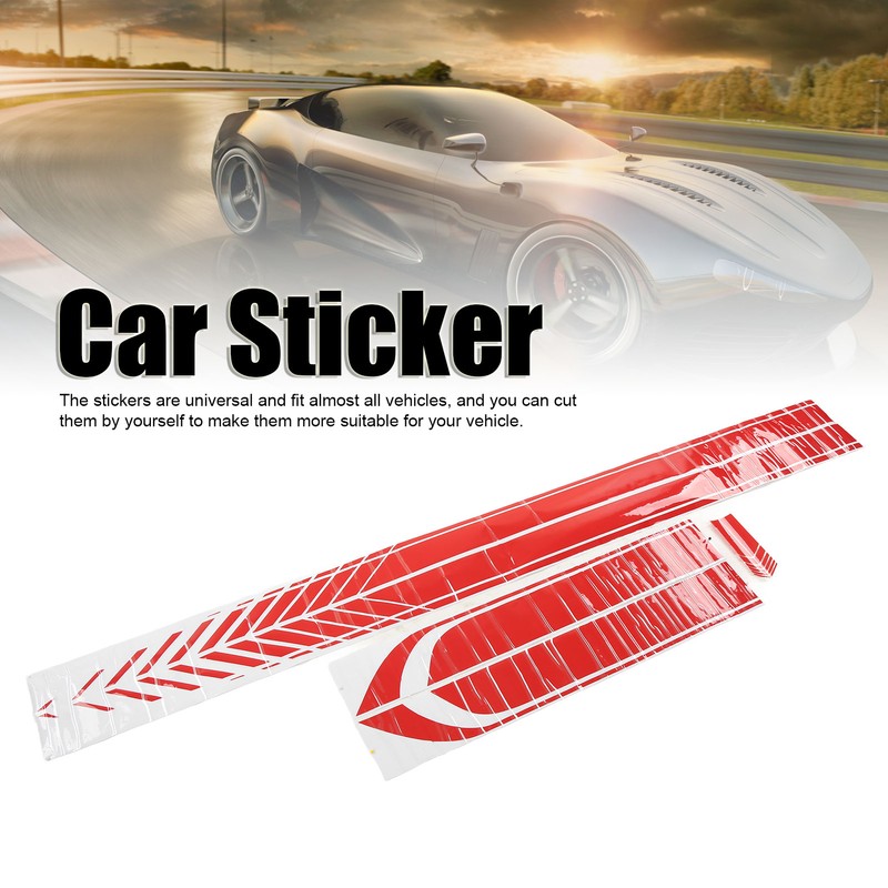 4PCS Car Sticker Universal Lightweight Portable Waterproof DIY Car Side