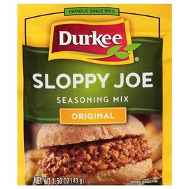 Durkee Sloppy Joe Seasoning Mix, 1.50 Ounce Packets (Pack of 12)