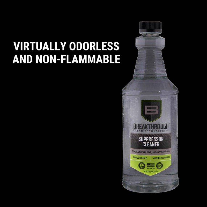 Breakthrough Clean Technologies® Suppressor Cleaner, 32oz, Clear