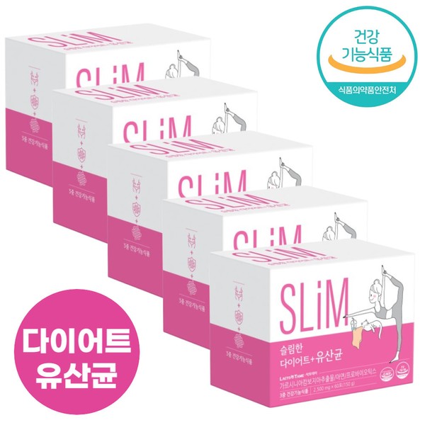 Diet Lactobacillus Dietary Supplement Lactobacillus Reuteri Decomposes body fat and visceral fat for middle-aged women in menopause 5 boxes / 다이어트유산균 다이어트보조제 락토바실러스 루테리 중년여성 갱년기 체지방 내장지방 분해 5박스