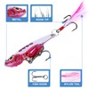 JasCherry Artificial bait with a tackle box, mixed fishing bait,