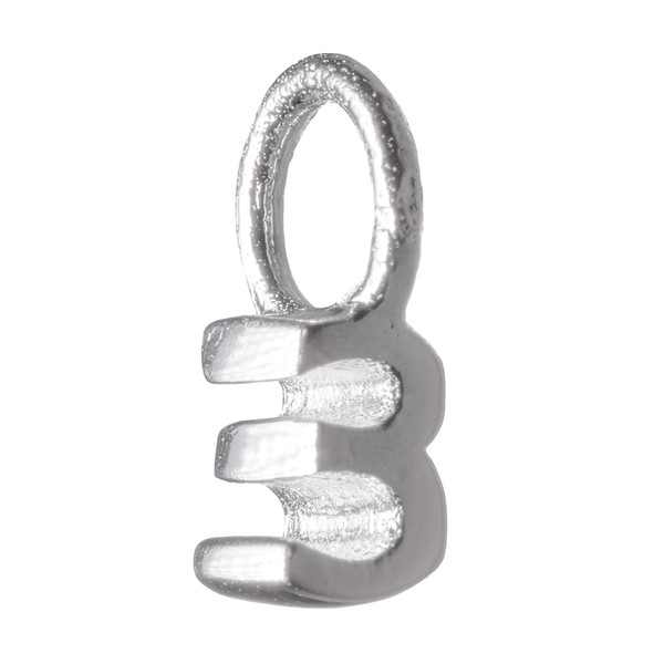 Markylis - Small 925 Sterling Silver Number Numerical Digit Jewellery