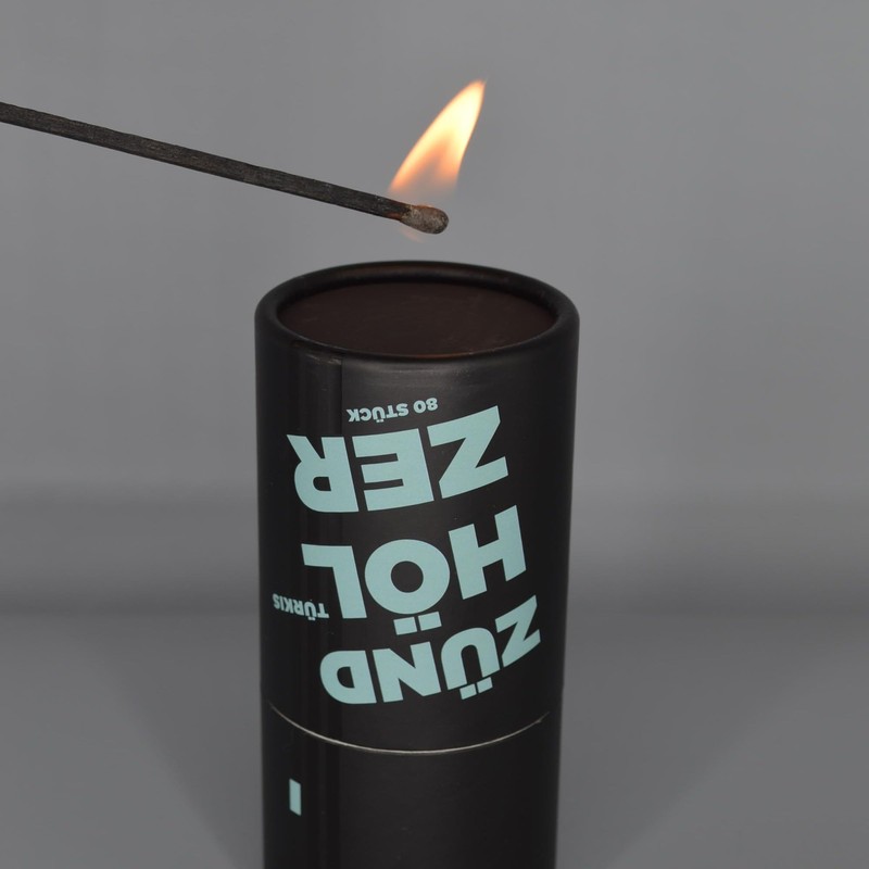 Flundertje Designer Matches, Extra Long/Large Coloured Matches/Matches, Premium Matches/Match Box