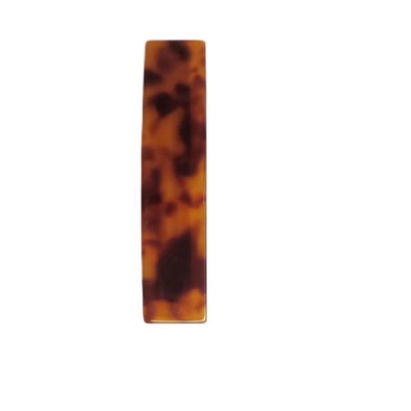 CARAVAN® Hand Made Barrette Tortoise Shell Color 3.5" Of Celluloid