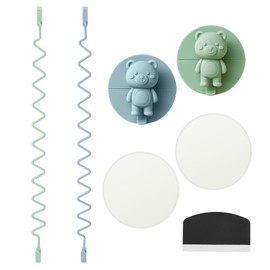 Mity rain Baby Plate Holder Straps with Suction Cups – Non-Slip Silicone Bowl Stabilizer for Toddlers, Secure Baby Feeding Set, Dishwasher Safe, Anti-Tip Suction Base for Bowls & Plates (2 Pack)