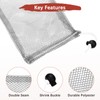 TIXIPEM 15 x 20cm Small Mesh Laundry Bags with Drawstring