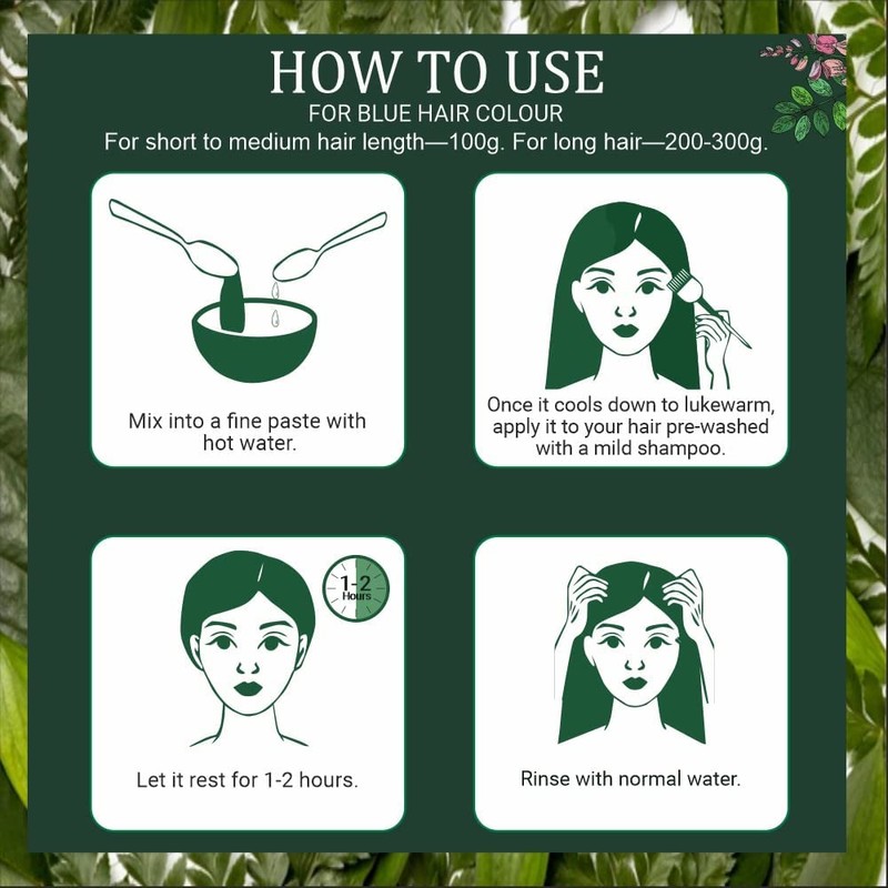 Indus Valley Bio Organic Natural Henna Hair Color For Grey