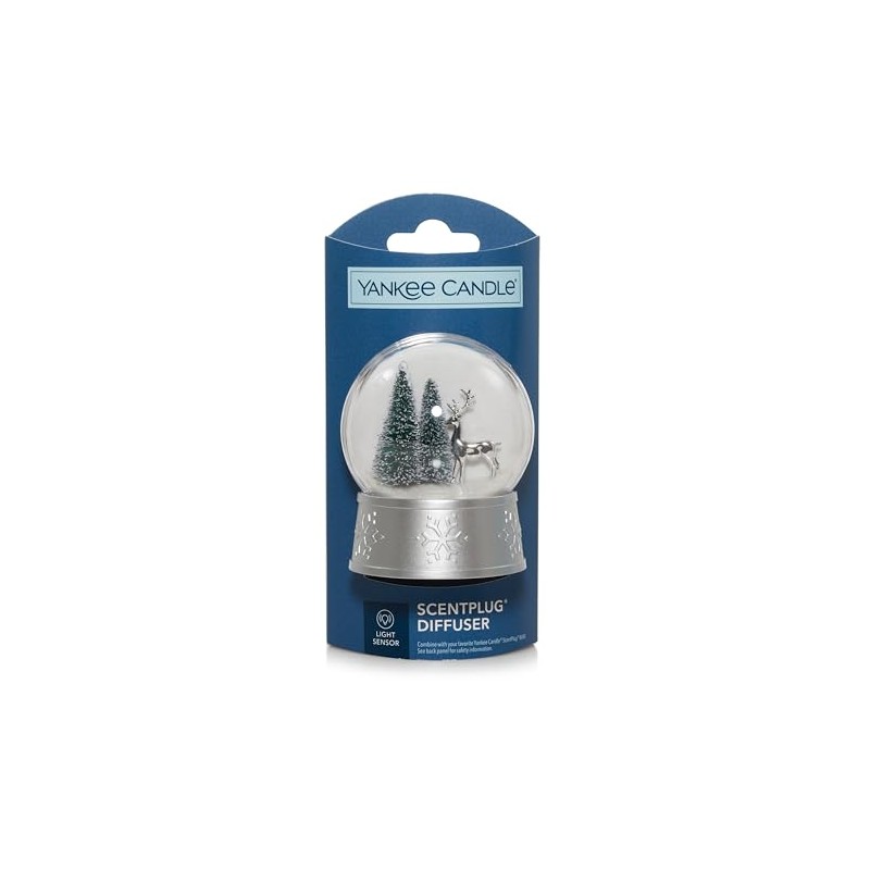 Yankee Candle ScentPlug Diffuser, Snow Globe with Light Sensor, 1