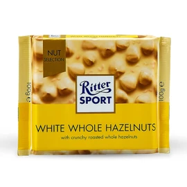 Ritter Sport White Chocolate Hazelnut Bar-Pack of 3