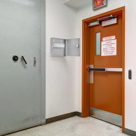 BARSKA 10 Key Wall Mount Key Cabinet Secure Lock Box with White Tags for Organization