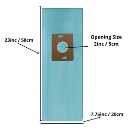 15 Pack - Replacement Vacuum Bags Compatible Riccar vacuum bags type F - Riccar Supralite Simplicity Freedom S10E Upright Cleaners RSL1A RSL2 RSL3 RSL4 RSL5 F3600 F3500 F3400 F3300 SF1