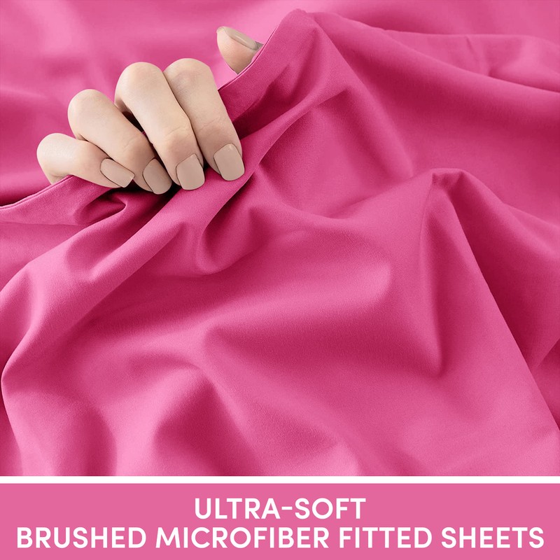 Moonlight Bedding King Size Fitted Sheets - 25cm Deep King