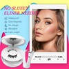 Ginani Magnetic Eyelashes with Applicator, Magnetic Eyelashes Without Eyeliner，Reusable Glue-Free