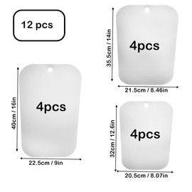 6 Pairs Boot Shaper Form Inserts Support Shape Shoe Tree Tall Short Boot Shaper Support for Women and Men (White, 12/14/16 Inch)