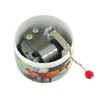 Round Hand-cranked Musical Box/Music Box Made of Reinforced Cardboard -