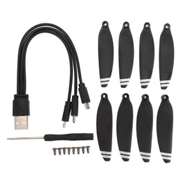8PCS 2,5-Zoll-Propeller Ersatz-Ersatzblätter Geräuscharme Propeller für E88 E58 RC Drone Quadcopter