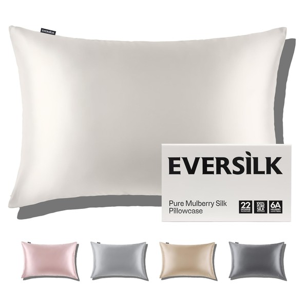 22 Momme Silk Pillowcase for Hair and Skin: 100% Pure