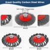 10pcs Wire Wheel for 4 1/2 Angle Grinder Wire Wheel