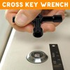 MEXRUMI Universal Cross Key 4-Way Multifunctional Utilities Key Universal 4-Way