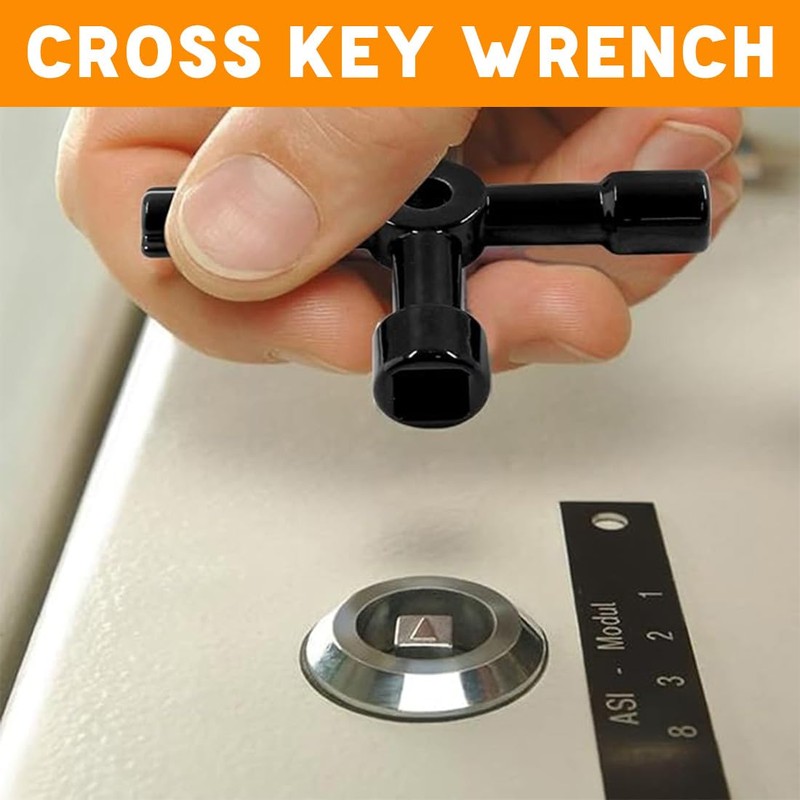 MEXRUMI Universal Cross Key 4-Way Multifunctional Utilities Key Universal 4-Way