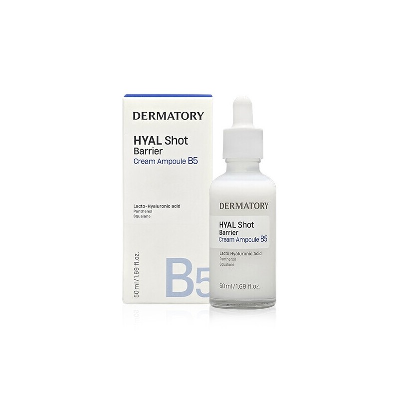 Dermatory Hyal Shot Barrier Cream Ampoule B5 50ml / 더마토리