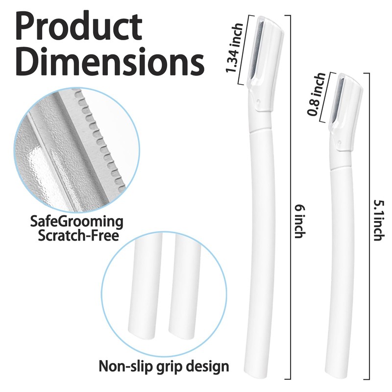 Dermaplane Razor for Women Face, 10 Pack Professional Facial Hair
