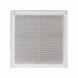 Ventilation Grille 300x300 with fly net. White high quality plastic(TRU-10)