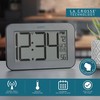 La Crosse Technology Atomic Digital Wall/Table Clock, 10" x 6.5"