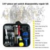 WatchToolsCo Watch Repair Kit Link Removal Tool Band Adjustment Battery