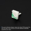 PATIKIL Sticky PCB Spacer, 24 Pcs Adhesive Standoffs 0.25" Supporting